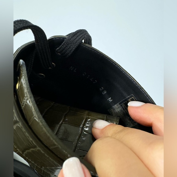 Authentic Louis Vuitton Leather Combat Boots - Picture 6 of 6